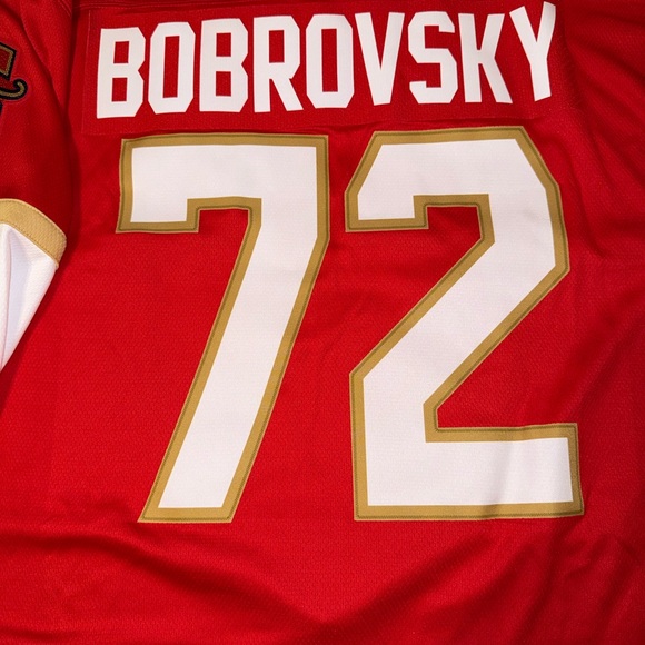 Florida Panthers Sergei Bobrovsky Fanatics 2025 Stanley Cup Jersey Men’s XL NWT - Picture 4 of 14